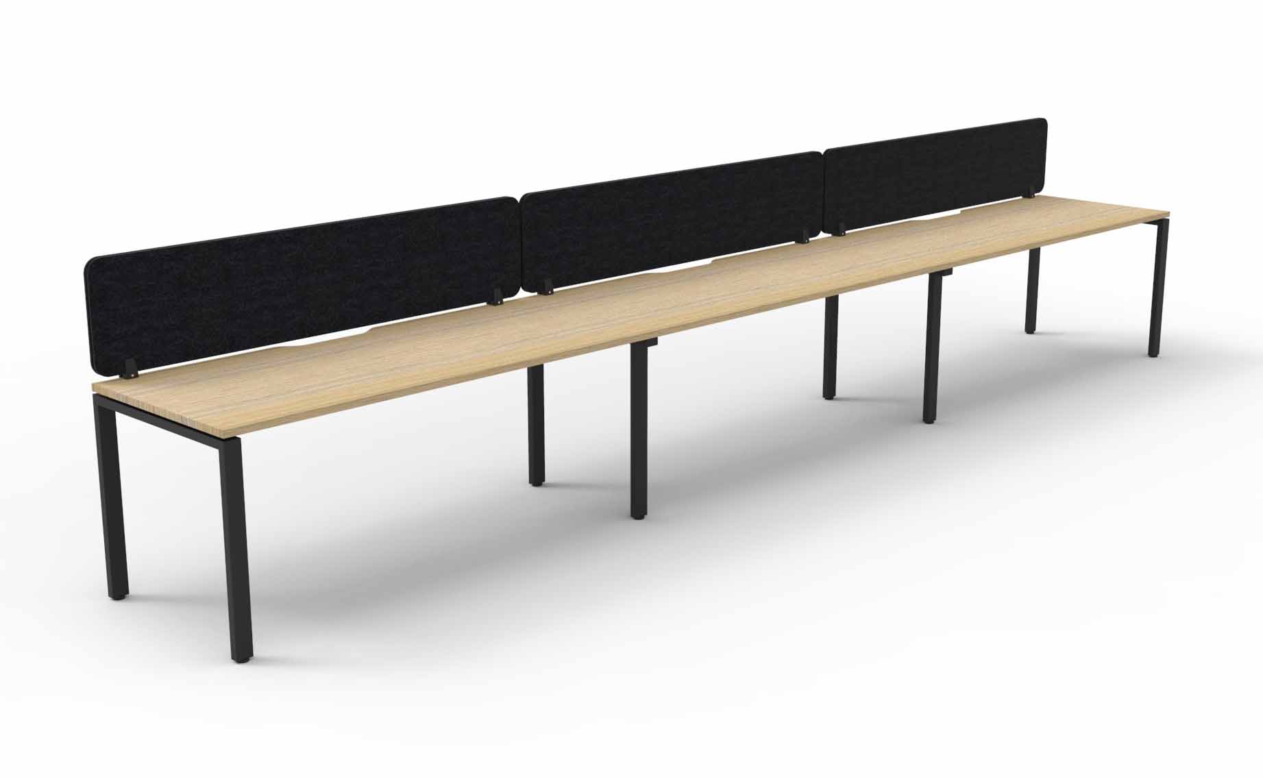 Profile 3 Person Single Sided Workstation - with Eco Screen